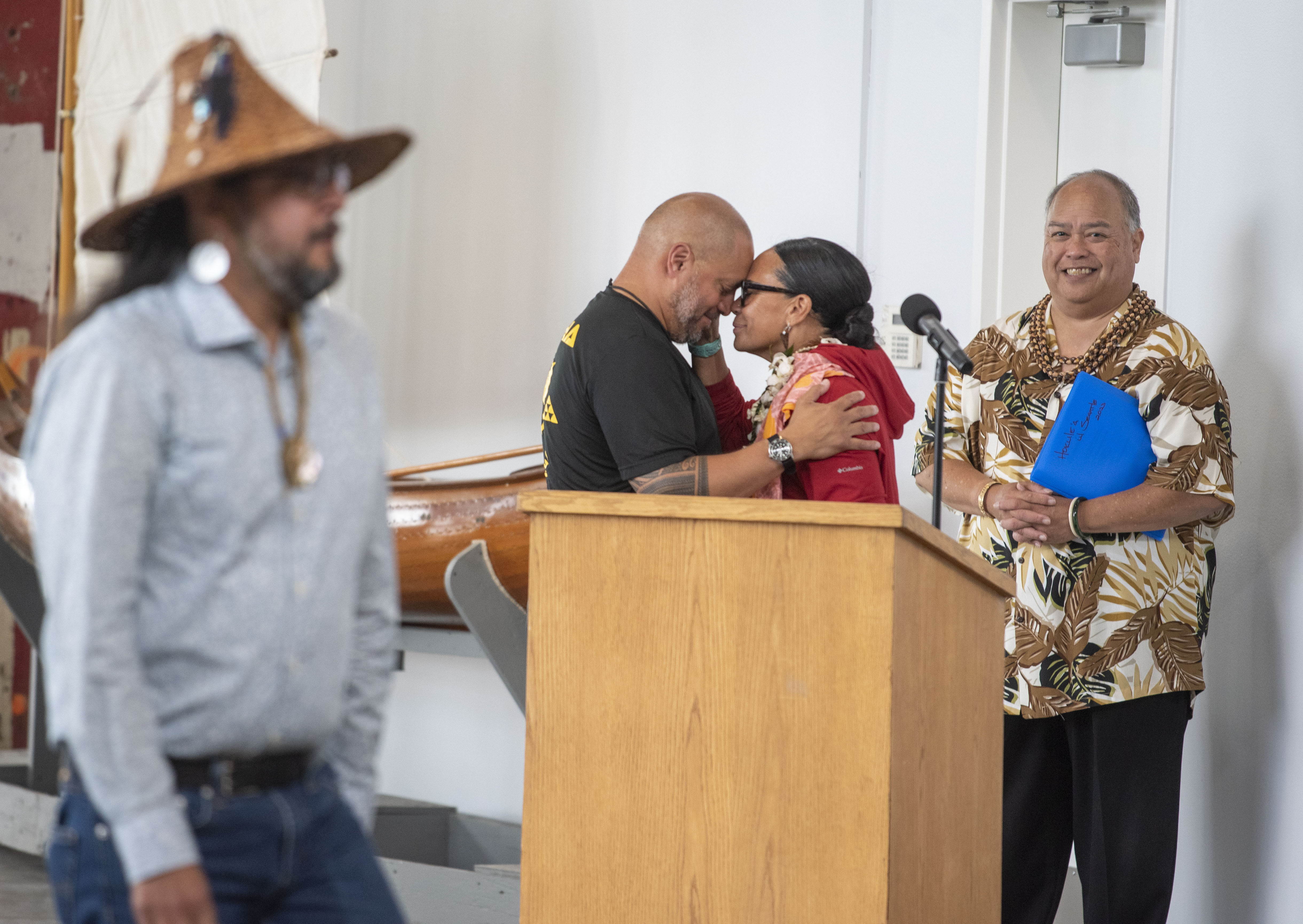 The Hōkūleʻa was welcomed with a day of ceremony and celebration.