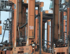 Image of orange electrical equipment