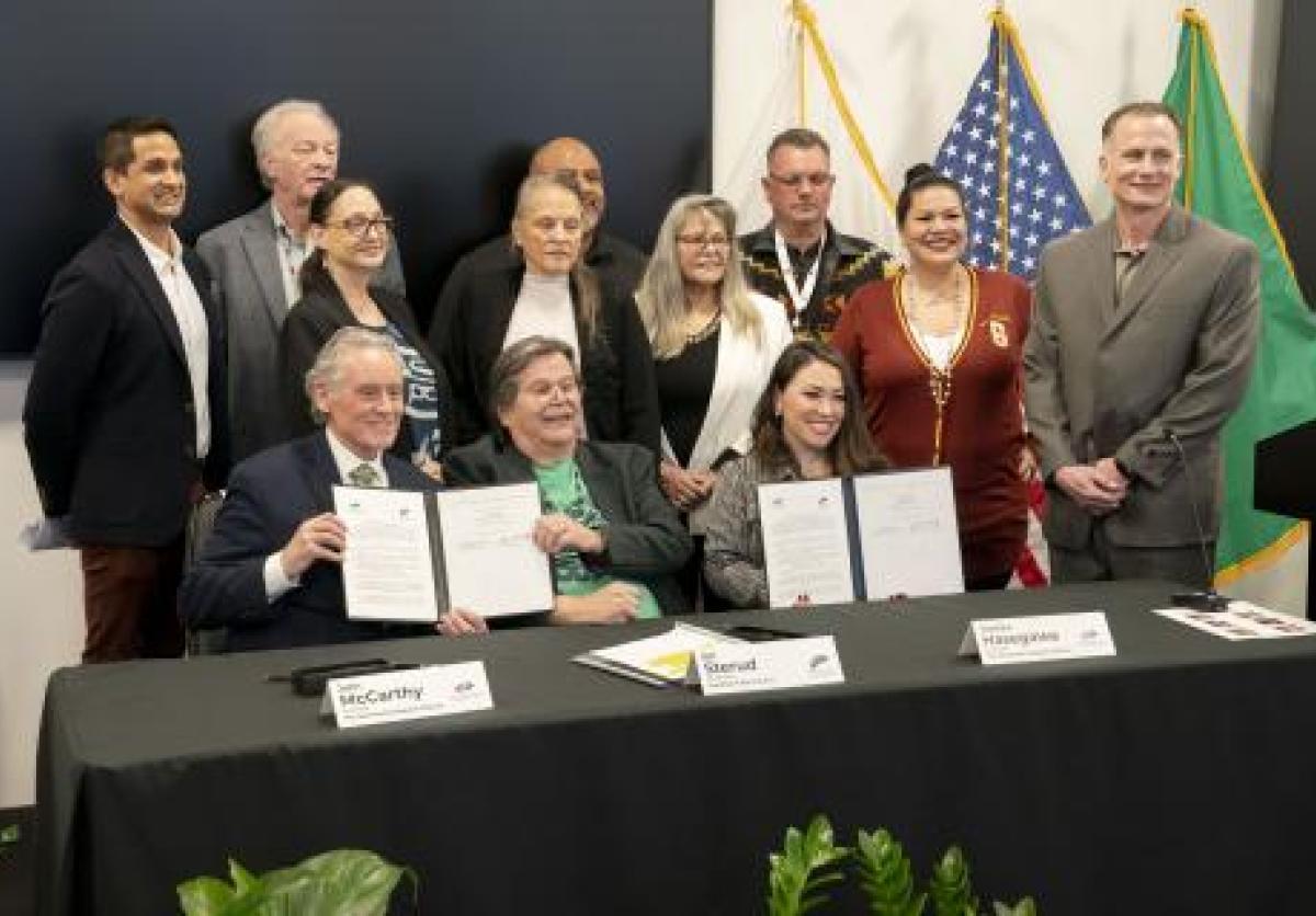 Puyallup Tribe, The Northwest Seaport Alliance announce historic partnership to expand capacity of the PNW Maritime Gateway