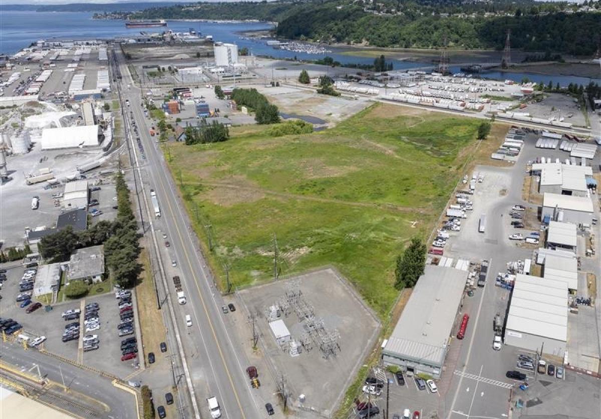 Aerial view of the Saxum Investment, LLC lease property.